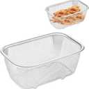Rectangle Stainless Steel Mesh Sink Basket,S 7.67x4.92x2.95in Rectangle Mesh Oil Basket French Fries Holder Fried Food Table Serving Drainer Sink for Vegetable Fruit Colander Strainer Kitchen Tools