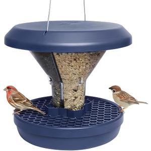 Bird Feeders Hanging Station - Davos - Smart Bird Feeder - No Mess Bird Seed - Seed Tray - Gardening Gifts - Bird Watching Gifts - Bird Table - Robin Food - Blackbird