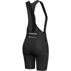 Lo.gas Cycling Bibs Women Padded Bike Shorts Womens Bicycle Shorts with Padding 4D Biking Pants with Mesh Pockets (X-Small, Black1)