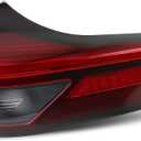 Right Outer Rear Tail Light Assembly Compatible with 2021 2022 2023 2024 Rogue Red Not Halogen Taillight Tail Lamp Passenger Side NI2805122 265506RR0A (Right)