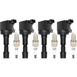 ECCPP UF626 4 ignition coils with 4 iridium Spark Plugs 7092 for Honda 2009 2010 2011 2012 2013 Fit 1.5L UF-626 5C1721 E1126