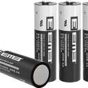EEMB 4Pack ER14505 3.6V AA Lithium Battery 2700mAh Li-SOCL Non-Rechargeable Batteries SB-AA11 LS14500 TL-5903 SL-360 14500 ER14500 for Door Gate Sensor Water Electricity Gas Meter PLC Battery
