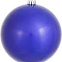 Vickerman 12" Colbalt Blue Candy Ball Ornament