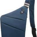 Crossbody Travel Bags for Women, Anti Theft Proof Safe Slim Sling Travel Purses, Personal Flex Shoulder Bag for Men Women