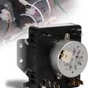 LEAPTREND Upgraded Dryer Timer W10185982 Fit for Amana/Whirlpool/Admiral/Maytag/Crosley/Inglis/KitchenAid etc, 230V 60Hz