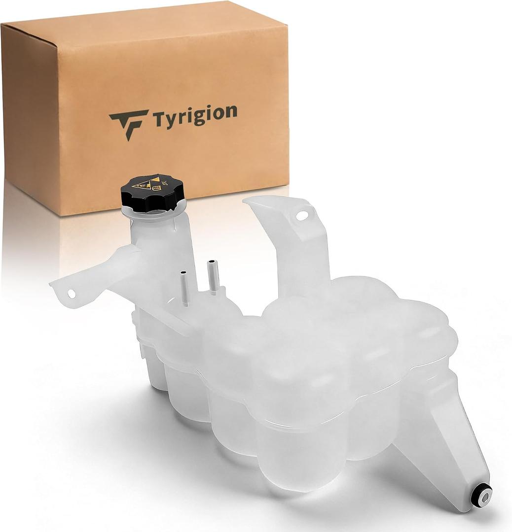 Engin Coolant Reservoir Overflow Tank with Cap Compatible With 2013-2018 Ram 2500/3500/4500/5500 68166475AB 603-839 68166475AC