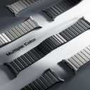 LULULOOK Titanium Band for Samsung Galaxy Watch Ultra 47mm(2024/2025), DLC Coating 24mm Width Replaecment Watch Band for Galaxy Watch Ultra (Black)