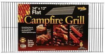 Campfire Grill Grid or BBQ Replacement Grate, 12"x24"