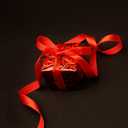 Quhora 5/8" x 100 Yards Satin Ribbon - Red Silk Ribbon with Spool - Ideal for Gift Wrapping, Floral Bouquets, Crafts, Wedding Party Decorations, Christmas and Sewing Projects