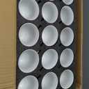 Teenyyou Set of 18 Tea Cups and Saucers Tea Party Decorations Floral Porcelain 5.4 oz British Gift for Women Birthday Party, Church, and Mother's Day 