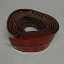 Pluden Heavy-Duty Stair Edge Trim, 20FT Vinyl Rubber Stair Nosing, Non-Slip Self Adhesive Stair Edge Protector Suitable for Indoor/Outdoor Stairs, Non-Slip and Waterproof (Brown)