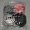 Ficerd 4 Pieces Unisex Knit Earmuffs Furry Fleece Winter Ear Muffs Warm Foldable Ear Covers Soft Ear Warmer for Women Men (Black, Gray, Dark Gray and Pink)