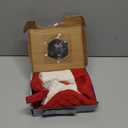 Christmas Stockings with Initials,20 Inches Large Knit Embroidered Letter Red White Christmas Stocking,Monogram Christmas Stocking for Famliy Holiday and Xmas Tree Fireplace (Letter W)