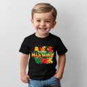Juneteenth Shirts for Kids  Short-Sleeve T-Shirt for Boys & Girls, Ages 2-8, Celebrate Juneteenth Black History (Black)
