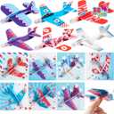 JOYIN 35 Valentines Day Foam Airplanes Greeting Cards for Kids Valentines Party Favor, School Classroom Exchange Prizes Gift Supplies