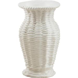 Mud Pie Woven Ceramic Vase, Bud, 5.5" x 3.25 Mud Pie Woven Ceramic Vase, Bud, 5.5" x 3.25