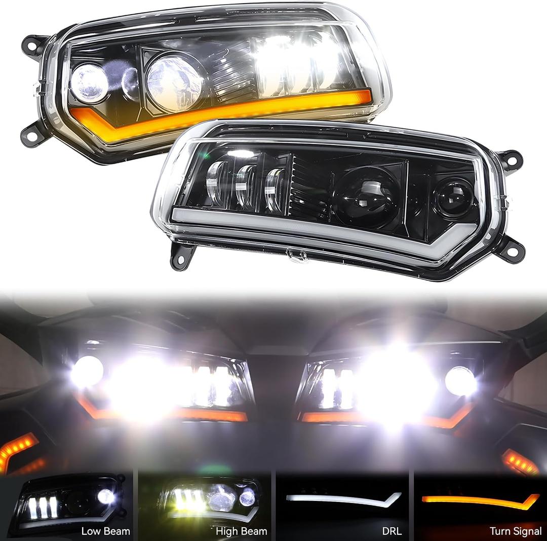 LED Headlight for Can-Am Spyder F3 F3-S All Models
