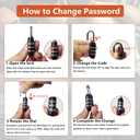 Lockable Adult Toy Storage Organizer Lock Box Toy bags container case with 6 Drawstring Bags 3 Sizes, Large capacity 15 x 10 x 6.3 Inches (Dark Brown)