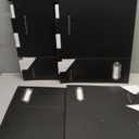 Oterri Cardboard File Organizer Box for Hanging File Folders Letter Size,File Box for Computer Desk,File Cabinet,Working Home,Office,ClassroomBlack, Letter Size - 4 Packs