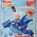 Spooktacular Creations Halloween Inflatable Costume, Riding an Ice Dragon, Riding Blow-up Dinosaur Suit for Themed Parties (Blue)