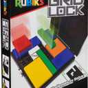 Rubiks Cube, Gridlock Game, The Problem-Solving Puzzle Game Based on The Iconic Rubiks Cube, Problem-Solving Brain Teaser, Classic Color-Matching Puzzle, 1 or More Players, for Ages 7 & Up