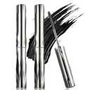Iron Wand Mascara, Metal Mascara Wand, Black Washable Metal Wand Mascara, 3d Curling Eyelash, Added Fiber, Natural Length Slim Volume Building, Long-Lasting Smudge-Proof