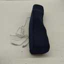 Neck Roll Pillows for Pain Relief Sleeping, Heated Memory Foam Cervical Neck Support Pillow for Bed with USB Graphene Heating for Stiff Neck Pain Relief (Dark Blue)