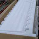 48" Ceramic Vanity Top with Double Basins (Glossy White)