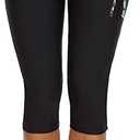 Swimming Water Pants Skirted Swim Shorts Cropped Capri Surf Leggings Wetsuit Pants UV Boardshorts for Women, S