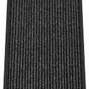 Kuyal Front Door Mat, 3'x10' Indoor Outdoor Entrance Mat, Commercial Floor Mats Inside Outside Entrance, Heavy Duty Durable Welcome, Rubber Backing Non Slip Outdoor Mats for Entryway,Black