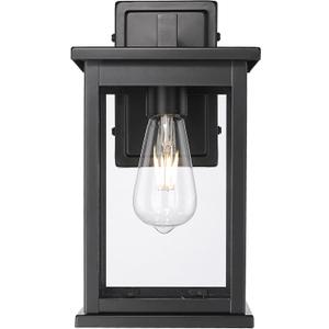 Millennium Lighting Bowton II 11" Tall Outdoor Wall Sconce with Dawn to Dusk Photocell, Medium