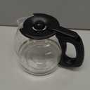 12-Cup Glass Replacement Carafe for Mr. Coffee Model #SK12, SK13, EHX23, JWX31, SJX23, SJX39 (Black, Replaces PLD12-RB)