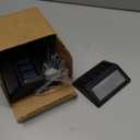 Solar Lights Outdoor, Waterproof Solar Powered Deck Step Lights for Patio Garden Backyard Garage Driveway Pathway Outside Wall Lighting (Warm White/4 Pack)