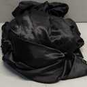 BEDELITE Satin Sheets Full Size Bed Set, Luxury Soft Black Silky Sheets for Hair and Skin, Similar to Silk Bed Sheets Set 4 Pieces with 1 Deep Pocket Fitted Sheet, 1 Flat Sheet, and 2 Pillowcases