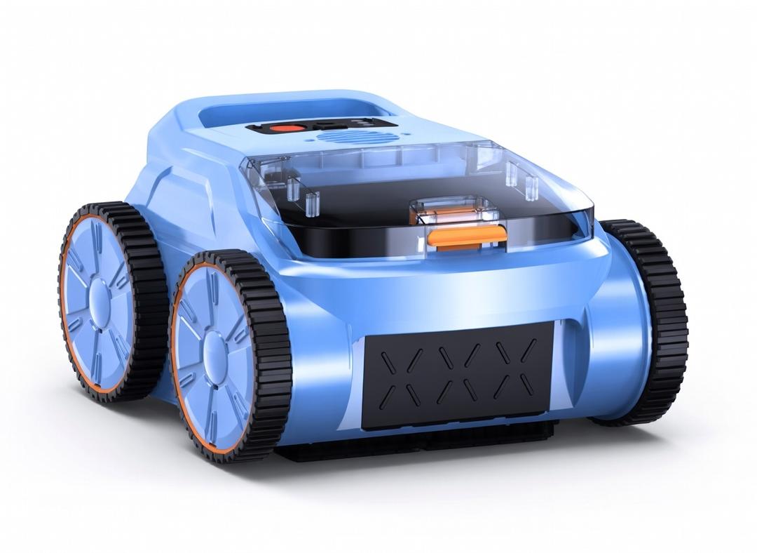 Robotic Pool Vacuum, Robotic Pool Cleaner for Inground Pools, Pool Robot with Smart Navigation, Floor/Wall/Waterline Cleaning, 180 Mins Runtime for Pool Up to 2100 Sq.ft