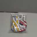 Dog Shirts Cotton Striped T-Shirt, Summer Pet Clothes for Small Dogs, 2-Pack Soft Puppy Apparel Cat Tee, Breathable Stretchy, Red Yellow S