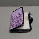 Easy Comforts 14 Day Pill Holder, Travel Case Medication Reminder Pill Box with Detachable Compartments, Lilac