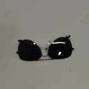 livho Sunglasses for Men Women Aviator Polarized Metal Mirror UV 400 Lens Protection (Black Grey)