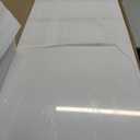Sasylvia Hdpe Sheet, Hdpe Plastic Sheet Flexible High Density Polyethylene Cutting Board Solid Plastic Block for Marine, CNC, Machining, Industrial, DIY Projects(1/2" X 24'' X 48'',White,1 Pcs)