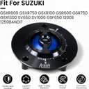 ONE.K.S Motorcycle Fuel Tank Caps Oil Cover Cap Modified CNC Aluminum Covers Fit For SUZUKI GSXR600 GSXR750 GSXR100 GSR600 GSR750 GSX1300 SV650 SV1000 GSF650 1200S 1250BANDIT (Black+Blue)