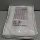 92 Inch Pinch Pleated Curtains for Living Room 2 Panels Rustic Beige White Thick Linen Textured Light Filtering Pinch Pleat Drapes Minimalist Back Tab Semi Sheer Window Curtain for Bedroom Kitchen