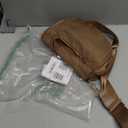 Spacious Nylon Crossbody Bag Bum Bag Handbags Wallets Purses Trendy Shoulder Bag for Women (brown)