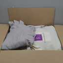 Simple&Opulence 100% Linen Duvet Cover Set, Natural French Flax Light Grey Duvet Cover Twin Size, Breathable Soft Comfy Linen Bedding Comforter Cover with 1 Pillowcase(Light Grey, 68"x86")