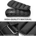 Sportneer Adjustable Ankle Weights 1 Pair 2 4 6 8 10 Lbs Leg Weight Straps for Women Men, Weighted Ankle Weights Set for Gym,Fitness, Workout,Walking, Jogging,1-5 lbs Each Ankle, 1 Pair 2-10 lbs (Black)