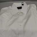 Luigrad Men's Dress Shirt Regular Fit Stretch Stain Shield Long Sleeve Solid Business Wedding Button Down Shirts (XL, White)