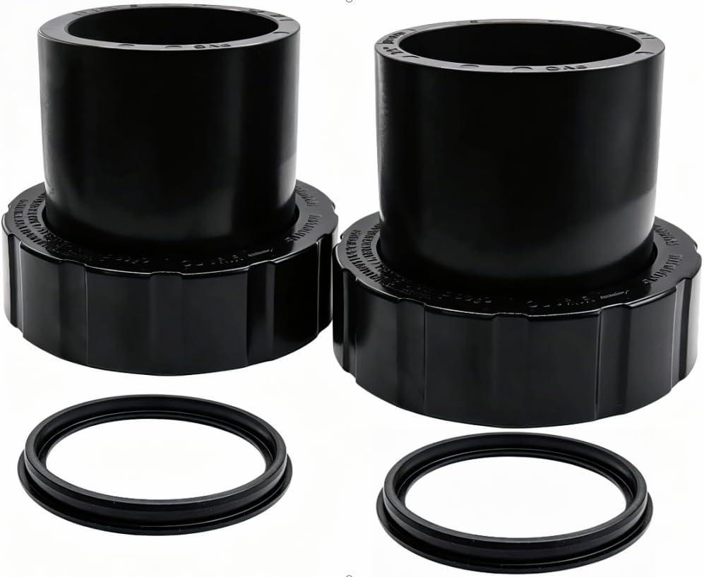 SPX3200 UNKIT Union Connection Kit for Hayward Select, 2 Pack Pool Pump Parts, Compatible with Tristar Northstar EcoStar Pumps & SwimClear Cartridge Filter