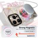 Magnetic for iPhone 16 Pro Max Magsafe Case Cute - Durable Shockproof 6.6 ft Drop Impact Phone Case - Funny Diamond Butterfly Design for iPhone 16 Pro Max 6.9"
