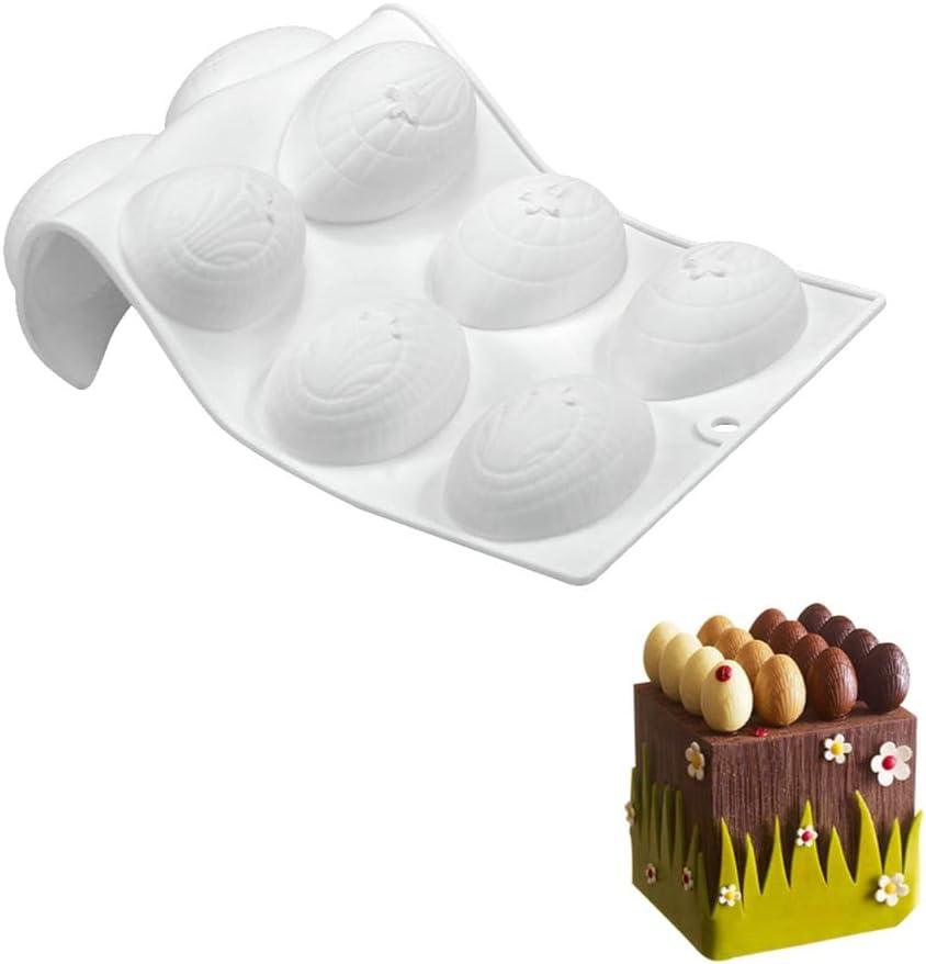 mostsom Silicone Molds Silicone Easter Egg Shapes, Non-stick Candy Gummy Molds for Edibles Dinosaur Egg Gummy Molds Gumny Mold (Easter Egg K)