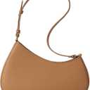 Small Purses for Women Evening,Crescent Shoulder Bag,Going Out Purse, Mini Cute Handbag for Women,Mom Gifts, Brown