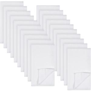 Gerber Unisex Baby Boys Girls Birdseye Flatfold Cloth Diapers Multipack White, 20 Pack